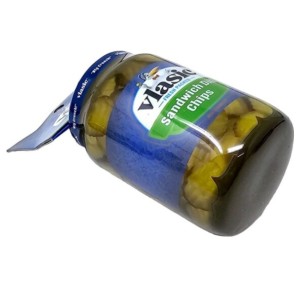vlasic Sandwich Dill Chips Pickles Jar Collectible Christmas Ornament by Ruz - Picture 3 of 6